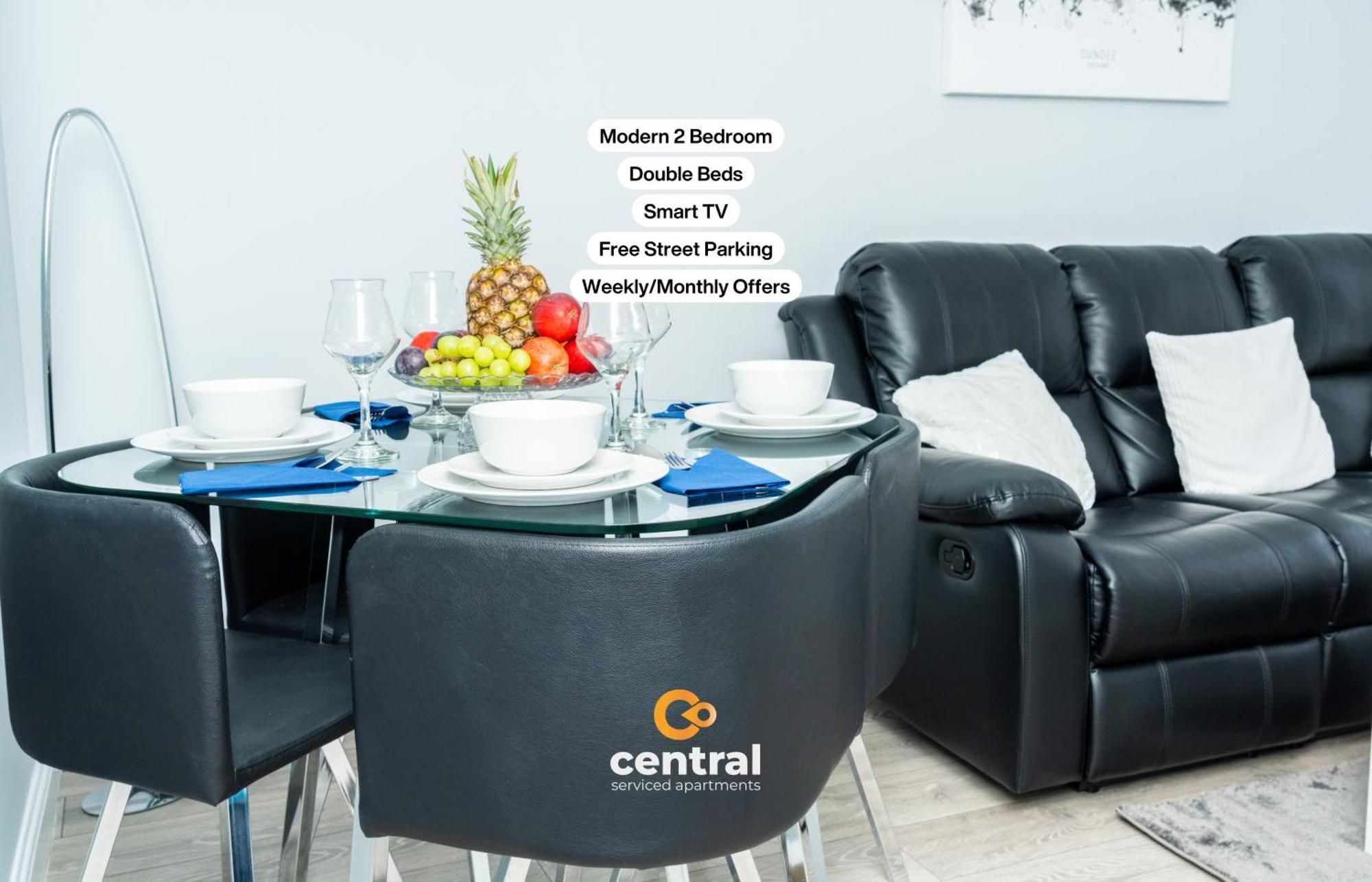 Central Serviced Apartments: Cozy 2-Bedroom with City Access Dundee Exterior photo